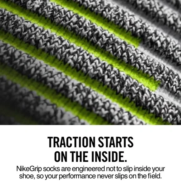 NEW NIKE GRIP CREW FOOTBALL SOCKS - Picture 5 of 7